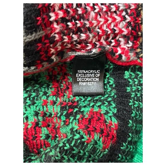 33 Degrees Sweater Mens XL Ugly Christmas Holiday Workout Kettlebell Buff Santa - Picture 10 of 12